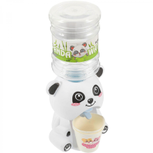 Cute Miniature Drinking Fountain Toy White Durable Plastic Water Dispenser Ideal For Outdoor Activities 1 Set