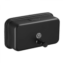 Distributeur mural de savon 304 inox, 1200 ml, noir 25-26