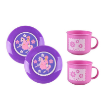 Educational Toy Mini Tea Set Playset For Children Room Decor Assorted Color 15Pcs