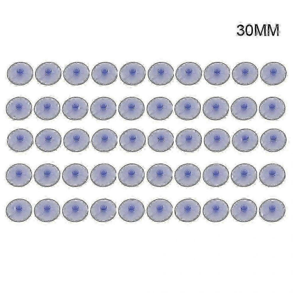 2025 50 Pieces Transparent Suction Cups Without Hooks Anti-Collision Sucker Padmale 5008878185299