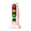 Pink2026 Smart Traffic Light Visual Timer Audio Digital LCD Display for Kids Classroom Kitchen Game Countdown 1