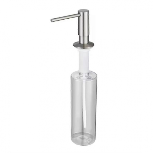 10 Oz. Chrome Kitchen Soap Dispenser - Easy Refill & 360 Swivel Spout