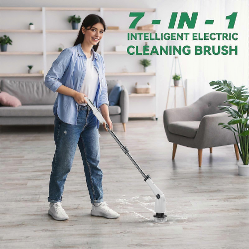 Brosse de nettoyage électrique multifonction sans fil 27,4 V (blanche) 1