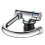 Rubinetto da cucina pieghevole a 360, miscelatore monocomando per acqua calda/fredda 1