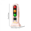 Pink2026 Smart Traffic Light Visual Timer Audio Digital LCD Display for Kids Classroom Kitchen Game Countdown 5