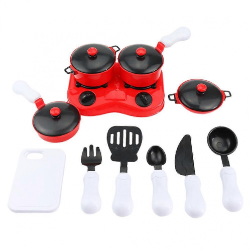 Kit da cucina giocattolo per bambini, 1 set, colore nero