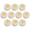 Simulation Banana Fruit Model for Playing 10Pcs Artificial Slices 1