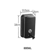 Distributeur de savon mural en acier inoxydable 304 pour cuisines et salles de bains commerciales
