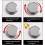 Stainless Steel Kitchen Timer with Magnetic Base, Loud Alarm, Easy WindUp for Cooking and Baking 2