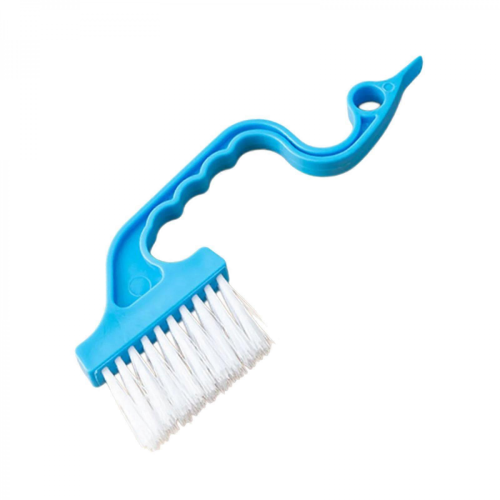 Brosse de nettoyage compacte BlueCompact pour espaces restreints. Ergonomique, légère, bords biseautés. Multicolore.