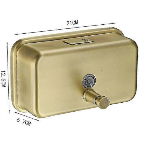 Black25-26 304 Edelstahl 1200ml Wandseifenspender 1