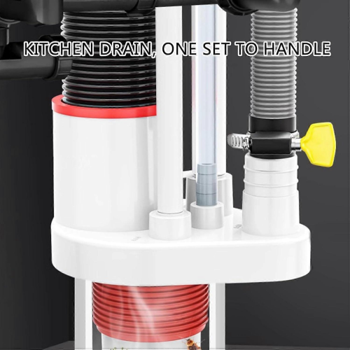 Kitchen Sink Strainer with Odor Seal Technology, PVC Drain Filter for Home and Restaurant Use 1