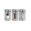 3 Piece Kitchen Canister Set Silver 25-26 1