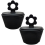 Bouchon de vidange universel en silicone pour évier/baignoire 25-26 1