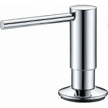 Distributeur de savon 2024 à bec pivotant 360, rechargeable par le haut pour évier de cuisine, en acier inoxydable chromé 300 ml (10 oz)