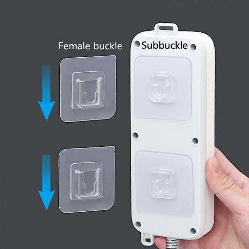 20 Pack Adhesive Wall Hooks, Heavy Duty Waterproof NoDrill Hooks for Bathroom and Kitchen, Silver 1