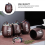 Ceramic Tea Canister Storage Container Kitchen Use Moisture Proof 9.6x7.1cm 1Pcs 3
