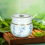 Ceramic Container With Lid For Kitchen Jar Multi-Function Design 3.93.93.3in Easy Cleaning 1Set 3
