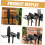 Wall Mounted Mop and Broom Holder with Adjustable Garden Tool Organizer Hooks for Garage Shed Kitchen 4