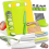 Set di utensili da cucina per bambini da 17 pezzi con coltelli sicuri in plastica e tagliere 1