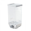 Wall Mounted Cereal Dispenser 1.5L White Airtight Grain Storage Container for Kitchen 1