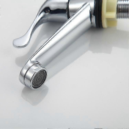 Rubinetto singolo per acqua fredda in ABS per lavabo bagno e cucina, filetto G1/2 2