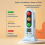 Green2026 Smart Traffic Light Visual Timer Audio Digital LCD Display for Kids Classroom Kitchen Game Countdown 4
