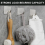 4 Pack Adhesive Wall Hooks Stainless Steel Waterproof Rustproof for Bathroom Kitchen Towels Coats 4
