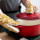 Heat Resistant Cotton Oven Mitts with Thickened Insulation for Kitchen Baking and BBQ, Yellow 4