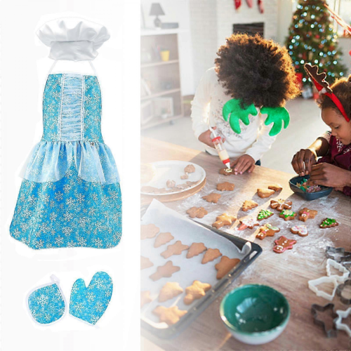 Style 1Kids Chef Baking Set Cloth Plastic Kitchen Toys 26-27s 1