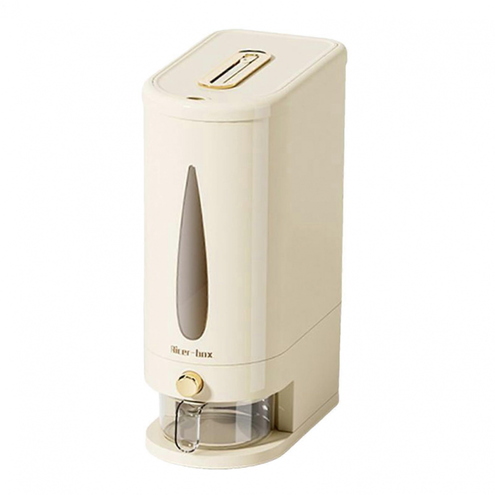 Rice Dispenser Airtight Grain Storage Container With Lid For Kitchen Pantry, Transparent Window 5296447323252