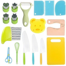 Kitchen Utensils Kids Baking Kitchen Kitchen Knife Kitchen Set Kids Kitchen Kitchen Utensils Kids Play-17 Piece Set-16119