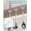 Suction Cup Hooks 5 Pack Heavy Duty 11lbs Hold Waterproof Reusable for Bathroom Kitchen Door 4