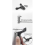 2026 4pcs Wall-mounted Clothes Hook Cow Horn Hook Coat Hook Brushed Silver 3