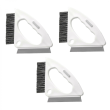 MulticolorCrevices Cleaning Brush with Scraper Hard Bristled Gaps Scrub Brush,Toilet Gaps Cleaning Brush Tool for Scrub Small Space