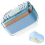 Soap Dispenser with Brush and Roller, Refillable for Kitchen Bathroom Sink Deep Cleaning 1