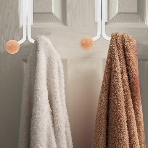 Door Hanging Hook for Home Use 2Pcs Punch-Free Hooks Over The Door 2