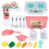 Cuisine miniature rose pour enfants - Ensemble de jeu d'imitation rose 26-27 1