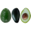 Fake Avocados 3Pcs Artificial Avocado Models for Playing and Decoration 1