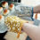 Heat Resistant Cotton Oven Mitts with Thickened Insulation for Kitchen Baking and BBQ, Yellow 3
