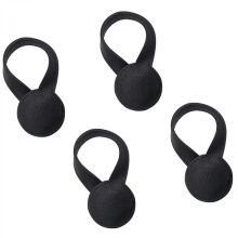 Lot de 4 attaches magnétiques imperméables en polyuréthane pour serviettes et pantalons - Gain de place pour salle de bain et placards