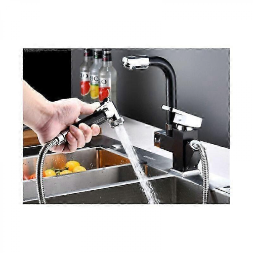 2025 Kitchen 360掳 Rotating Multifunctional Mixer Tap with Pull-Out Spray 2