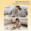 Blue2026 Smart Traffic Light Visual Timer Audio Digital LCD Display for Kids Classroom Kitchen Game Countdown 2