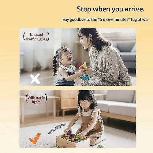 Blue2026 Smart Traffic Light Visual Timer Audio Digital LCD Display for Kids Classroom Kitchen Game Countdown 1