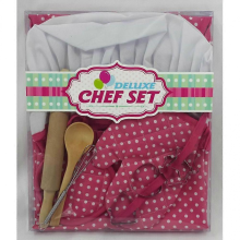 Kids Kitchen Playset 11Pcs Chef Accessories including Cooking Mitt and Utensils for Interactive Role Play and Kitchen Events
