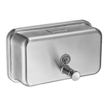 Silver25-26 304 Stainless Steel 1200ml Hand Soap Dispenser Wall Mounted