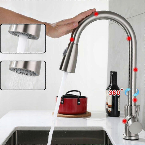 2026 Non-contact Sink Faucet, High Pull Lever 2