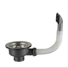 26-27 114 mm stainless steel kitchen sink strainer basket 1½" with overflow waste set sink, with overflow
