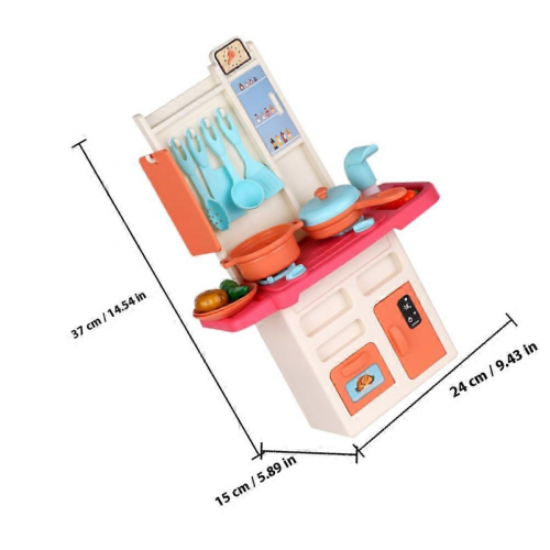 Simulation Playing Kitchen Toys Children Cooking Utensil Playset 1Set 1