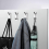 Adhesive Wall Hooks 4 Pack Rustproof Stainless Steel Double Hooks for Bathroom Kitchen Bedroom 2